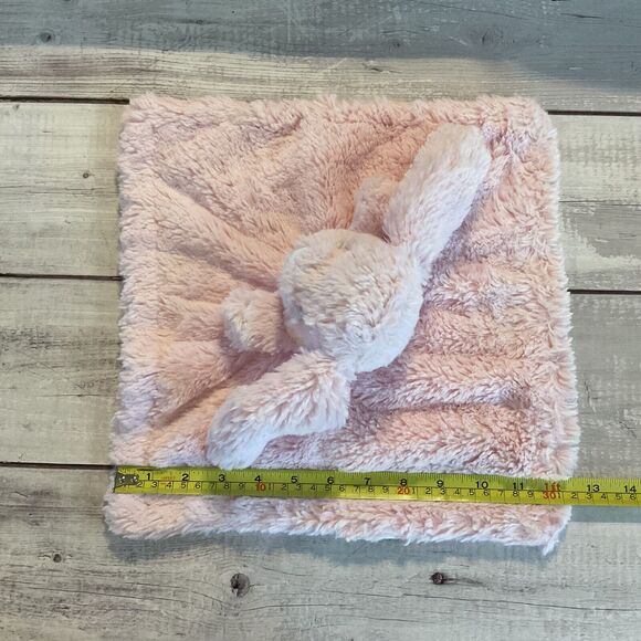 Manhattan Kids Pink Bunny Rabbit Lovey Soft Plush Baby Security Blanket - Picture 8 of 12